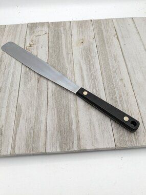 Vintage Flint Arrowhead USA Stainless Flexible Spatula Cake Icing 12-3/8"